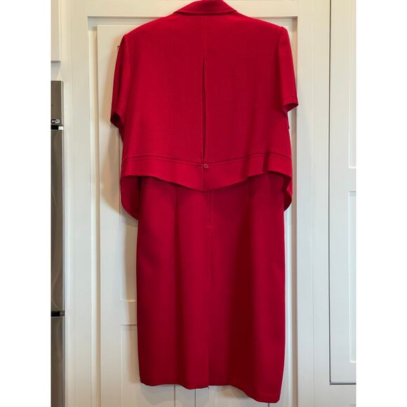 Lady Dorby red dress suit set 22W  90's Y2K  vintage Style - Picture 2 of 13